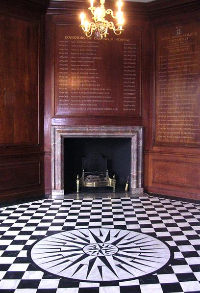 greenwich naval college floorcloth